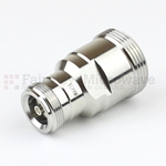 7/16 DIN Female to 4.1/9.5 Mini DIN Female Adapter IP67 Mated