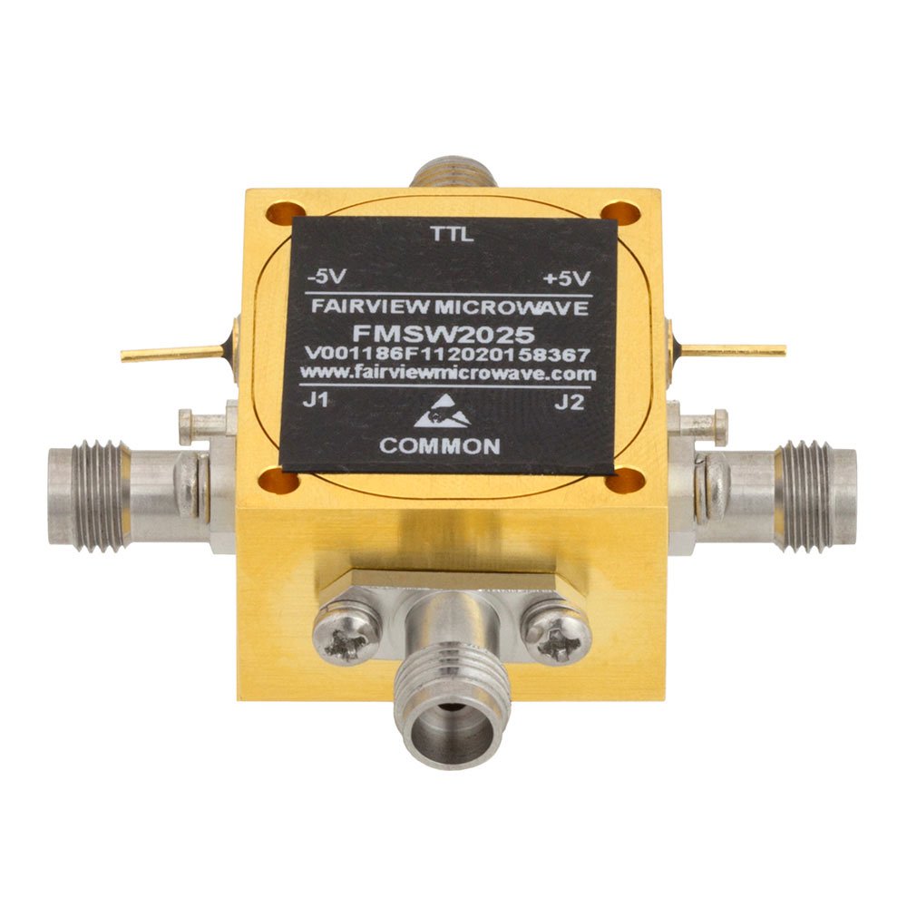 1.85mm SPDT PIN Diode Switch From 100 MHz to 67 GHz Rated at +27 dBm