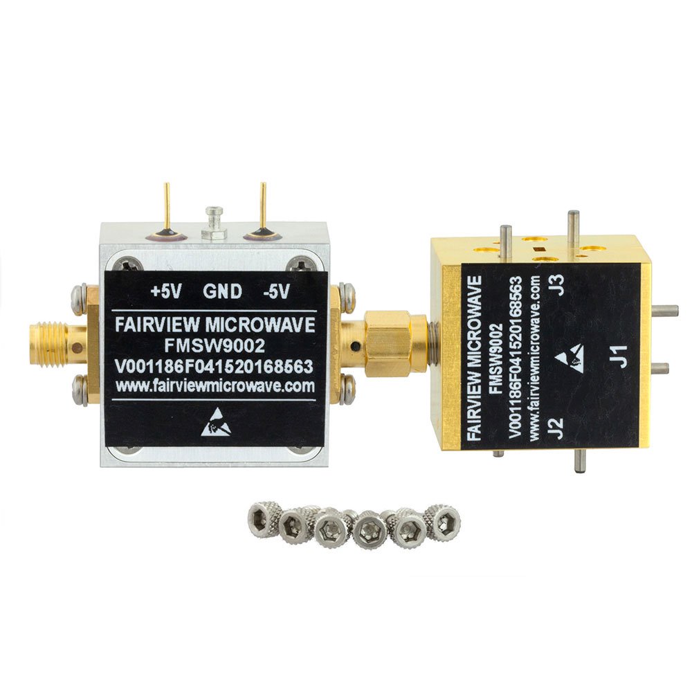 WR-12 Waveguide PIN Diode SPDT Switch 60 GHz to 90 GHz Frequency Range E, V Band Using a UG-387/U Flange