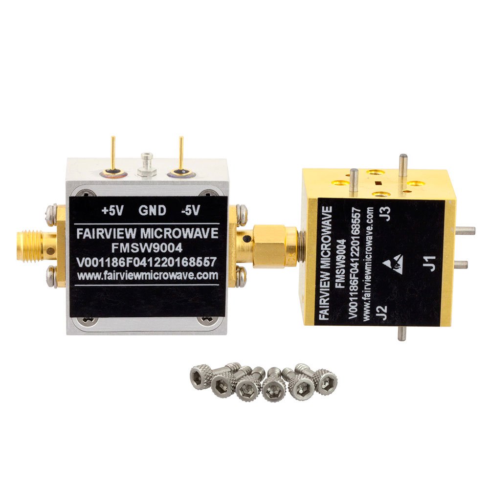 WR-10 Waveguide PIN Diode SPDT Switch 75 GHz to 110 GHz Frequency Range W Band Using a UG-387/U Flange