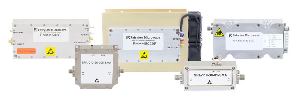 Image of High-Rel Power Amplifiers with Broadband Frequency Ranges from 0.5 MHz to 20 GHz Introduced by Fairview Microwave