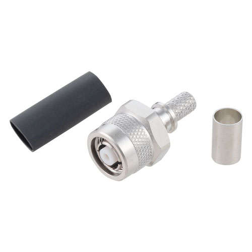 RP TNC Male Connector Crimp/Non-Solder Contact Attachment for LMR-240, LMR-240-DB, LMR-240-UF, LMR-240-FR, RG8X Cable EZ-240-TM-RP-X