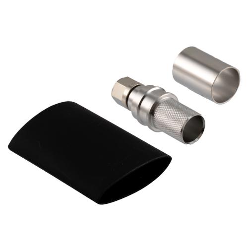 75 Ohm F Male Connector Crimp/Non-Solder Contact Attachment for LMR-600-75, LMR-600-75-DB, LMR-600-75-FR Cable EZ-600-FM-75-X