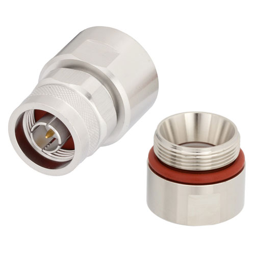 N Male (Plug) Connector For LMR-600 Cable, Clamp/Non-Solder Contact EZ-600-NMC-2-D