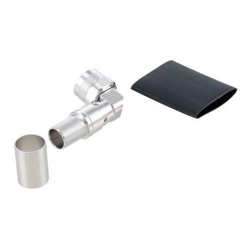 Right Angle N Male (Plug) Connector For LMR-600 Cable, Crimp/Non-Solder Contact EZ-600-NMH-RA-X