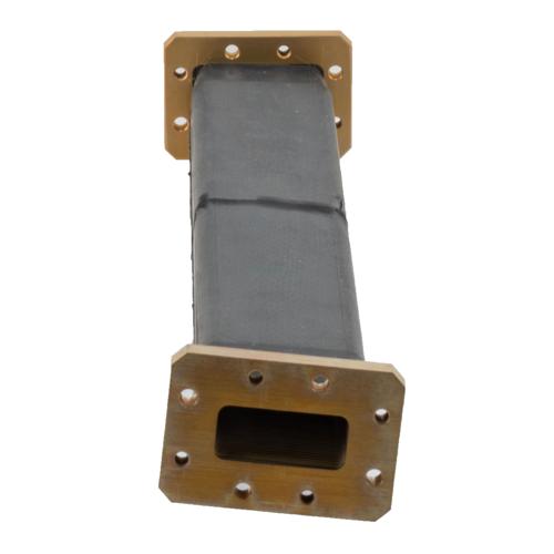 WR-112 Twistable Flexible Waveguide in 12 Inch Using CMR Flange with a 7.05 to 10 GHz Frequency Range FM-W112TF007-12