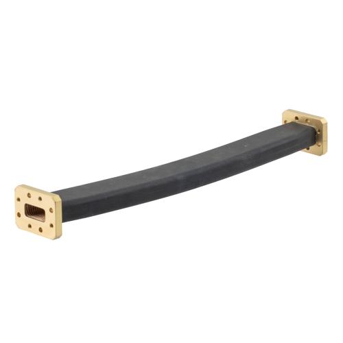 WR-90 Seamless Flexible Waveguide in 12 Inch Using CMR Flange with a 8.2 to 12.4 GHz Frequency Range FM-W90SF007-12
