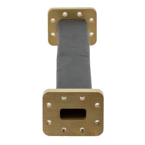 WR-90 Seamless Flexible Waveguide in 12 Inch Using CPRF Flange with a 8.2 to 12.4 GHz Frequency Range FM-W90SF008-12