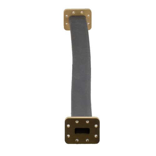 WR-90 Seamless Flexible Waveguide in 24 Inch Using CPRF Flange with a 8.2 to 12.4 GHz Frequency Range FM-W90SF008-24
