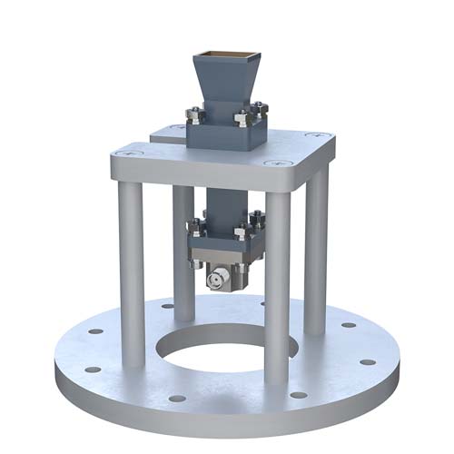 WR-42 Standard Gain Horn with 10 dBi gain, SMA Female connector, Integrated Cage-Style Mount FM1WAN042-10SF