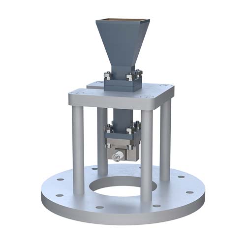 WR-42 Standard Gain Horn with 15 dBi gain, 2.92mm Female connector, Integrated Cage-Style Mount FM1WAN042-15KF