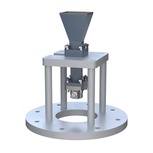 WR-42 Standard Gain Horn with 15 dBi gain, SMA Female connector, Integrated Cage-Style Mount FM1WAN042-15SF