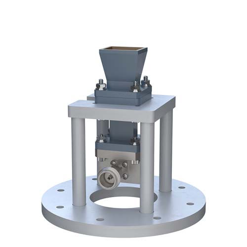 WR-62 Standard Gain Horn with 10 dBi gain, N Female connector, Integrated Cage-Style Mount FM1WAN062-10NF