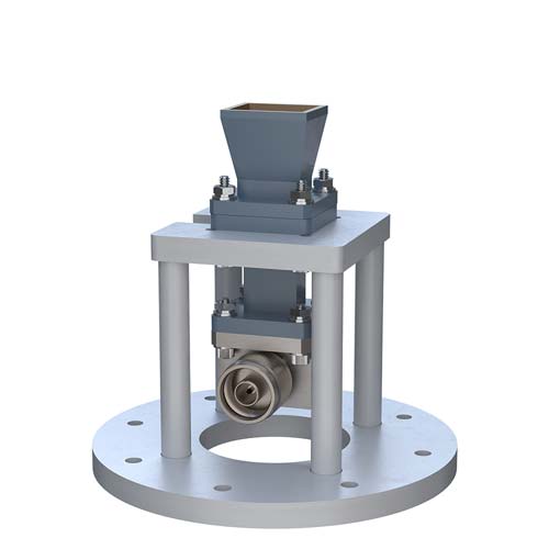 WR-62 Standard Gain Horn with 10 dBi gain, N Male connector, Integrated Cage-Style Mount FM1WAN062-10NM