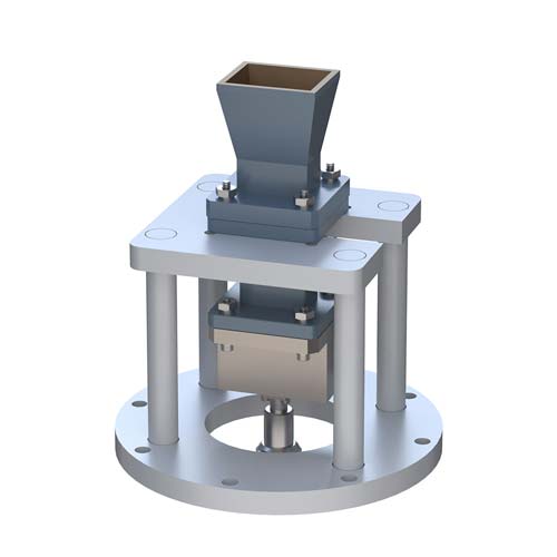 WR-75 Standard Gain Horn with 10 dBi gain, End Launch N Female Connector, Integrated Cage-Style Mount FM1WAN075-10ELNF