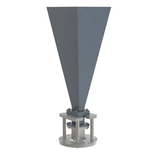 WR-112 Standard Gain Horn with 20 dBi gain, End Launch N Female Connector, Integrated Cage-Style Mount FM1WAN112-20ELNF