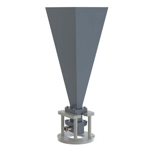 WR-112 Standard Gain Horn with 20 dBi gain, N Female Connector, Integrated Cage-Style Mount FM1WAN112-20NF