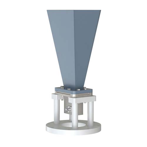 WR-137 Standard Gain Horn with 15 dBi gain, SMA Female Connector, Integrated Cage-Style Mount FM1WAN137-15SF