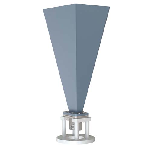 WR-137 Standard Gain Horn with 20 dBi gain, SMA Female Connector, Integrated Cage-Style Mount FM1WAN137-20SF