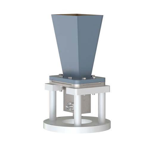WR-159 Standard Gain Horn with 10 dBi gain, SMA Female Connector, Integrated Cage-Style Mount FM1WAN159-10SF
