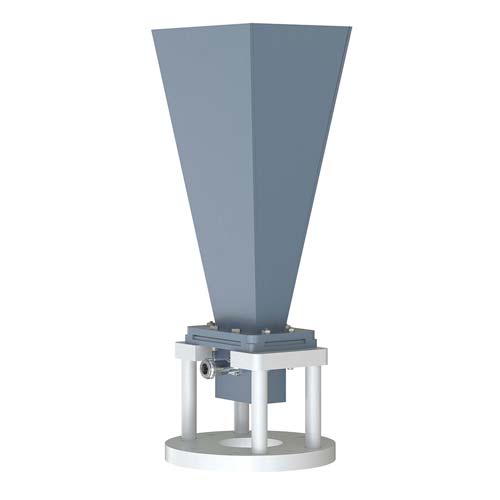 WR-187 Standard Gain Horn with 15 dBi gain, N Female Connector, Integrated Cage-Style Mount FM1WAN187-15NF