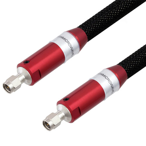 Vector Network Analyzer (VNA) Ruggedized 27 GHz Test Cable 3.5mm Male to 3.5mm Male in 36 Inch FM26VNA003-36