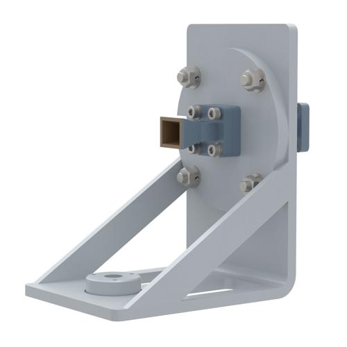WR-28 Waveguide Antenna, 26.5 GHz to 40 GHz Frequency Range, 10 dBi Gain, UG-599/U Flange with Pre-Installed L mount FM2WAN028-10