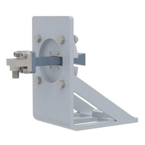 WR-28 Standard Gain Horn with 10 dBi gain, 2.92mm Female connector, with Pre-Installed L Mount FM2WAN028-10KF