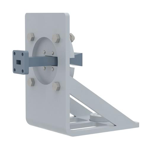 WR-28 Waveguide Antenna, 26.5 GHz to 40 GHz Frequency Range, 10 dBi Gain, UG-599/U Flange with Pre-Installed L mount FM2WAN028-10