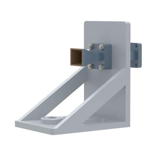 WR-42 Waveguide Antenna, 18 GHz to 26.5 GHz Frequency Range, 10 dBi Gain, UG-597/U Flange with Pre-Installed L mount FM2WAN042-10