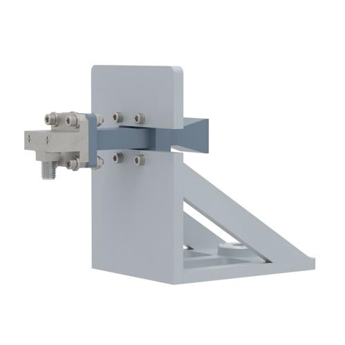 WR-42 Standard Gain Horn with 10 dBi gain, 2.92mm Female connector, with Pre-Installed L Mount FM2WAN042-10KF