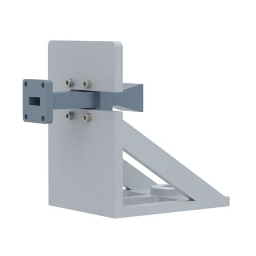 WR-42 Waveguide Antenna, 18 GHz to 26.5 GHz Frequency Range, 10 dBi Gain, UG-597/U Flange with Pre-Installed L mount FM2WAN042-10