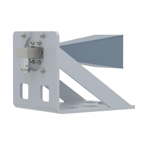 WR-137 Standard Gain Horn with 15 dBi gain, N Female Connector, with Pre-Installed L Mount FM2WAN137-15NF