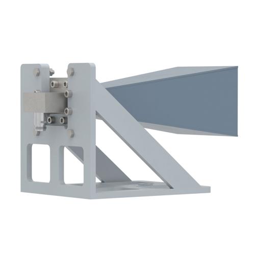 WR-187 Standard Gain Horn with 15 dBi gain, N Female Connector, with Pre-Installed L Mount FM2WAN187-15NF