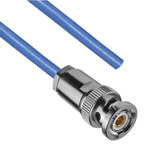 1553 TRB 3-Slot Plug to Blunt Cut Genderless Cable 78 Ohm FMBC-30-02001 Coax in 36 Inch FM3CA2219-36