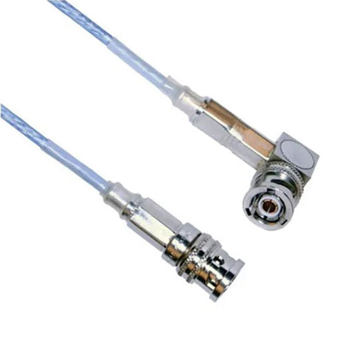 TRB Plug to TRB Plug Right Angle 1553 Cable 60 Inch Length Using 78 Ohm M17/176-00002 Coax FM3MP2166-60