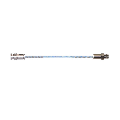 Bend Relief 3-Slot TRB Plug to Bend Relief 3-Lug TRB Jack for 78 Ohm M17/176-00002 Cable FM3MP2398
