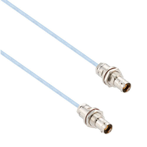 Lead Free 1553 TRB 3-Lug Jack Bulkhead Non-Isolated to TRB 3-Lug Jack Bulkhead Non-Isolated Cable 78 Ohm M17/176-00002 Coax in 36 Inch FM3MSA00448-36