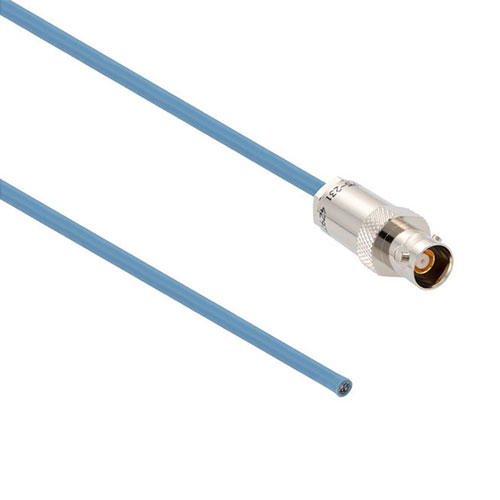 Lead Free 1553 TRB 3-Lug Jack to Blunt Cut Genderless Cable 78 Ohm FMBC-30-02003 Coax in 24 Inch FM3MSA00481-24