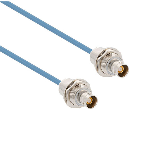 Lead Free 3-Lug TRB Bulkhead Insulated Jack to Jack for 78 Ohm FMBC-30-02003, 36" Cable FM3MSA00484-36