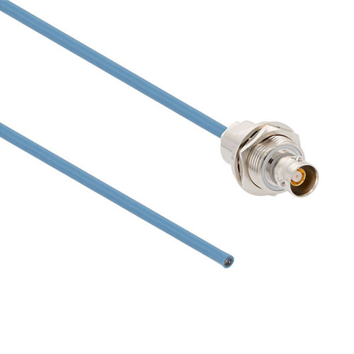 Lead Free 3-Lug TRB Bulkhead Insulated Jack with Blunt for 78 Ohm FMBC-30-02003, 24" Cable FM3MSA00485-24