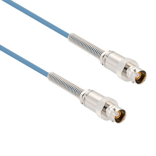 Lead Free 1553 TRB 3-Lug Jack to TRB 3-Lug Jack Cable 78 Ohm FMBC-30-02003 Coax in 12 Inch with Bend Relief FM3MSA00486-12