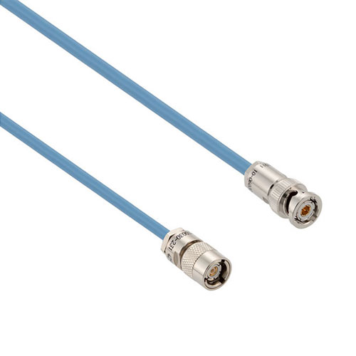 Lead Free 1553 TRS Subminiature Plug to TRB 3-Slot Plug Cable 78 Ohm FMBC-30-02003 Coax in 12 Inch FM3MSA00490-12