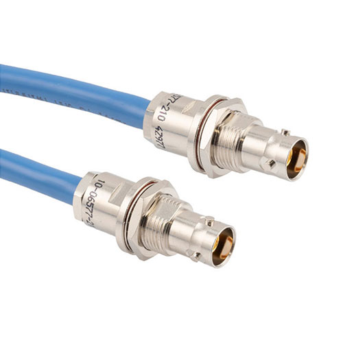 Lead Free 1553 TRB 3-Lug Jack Bulkhead Non-Isolated to TRB 3-Lug Jack Bulkhead Non-Isolated Cable 78 Ohm FMBC-30-02001 Coax FM3MSA00552