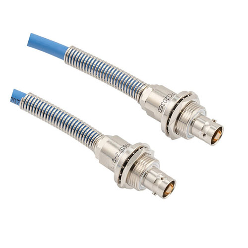 Lead Free Bend Relief 3-Lug TRB Bulkhead Insulated Jack to Jack for 78 Ohm FMBC-30-02001, 60" Cable FM3MSA00556-60