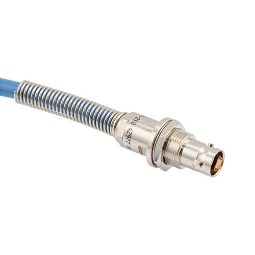 Lead Free 1553 TRB 3-Lug Jack Bulkhead Non-Isolated to Blunt Cut Genderless Cable 78 Ohm FMBC-30-02001 Coax in 24 Inch with Bend Relief FM3MSA00561-24