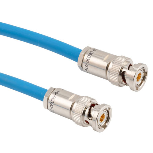 LSZH 1553 TRB 3-Slot Plug to TRB 3-Slot Plug Cable 78 Ohm TWCH-78-2 Coax in 36 Inch FM3MSA00575-36