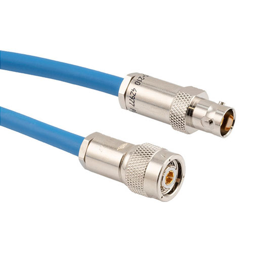 LSZH 1553 TRB 3-Lug Jack to TRT Threaded Plug Cable 78 Ohm TWCH-78-2 Coax in 48 Inch FM3MSA00598-48