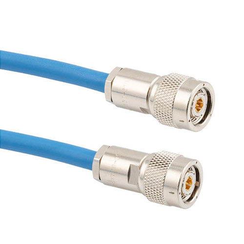 LSZH 1553 TRT Threaded Plug to TRT Threaded Plug Cable 78 Ohm TWCH-78-2 Coax in 48 Inch FM3MSA00601-48