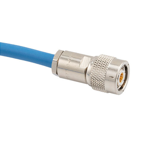 LSZH 1553 TRT Threaded Plug to Blunt Cut Genderless Cable 78 Ohm TWCH-78-2 Coax in 60 Inch FM3MSA00602-60